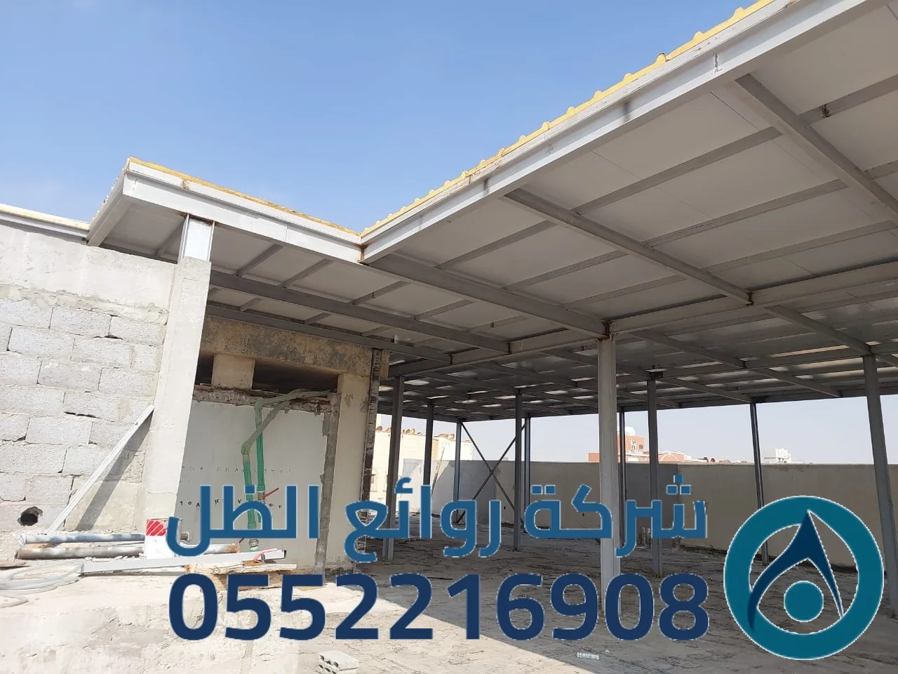 أسقف ساندوتش بانل للمباني التجارية