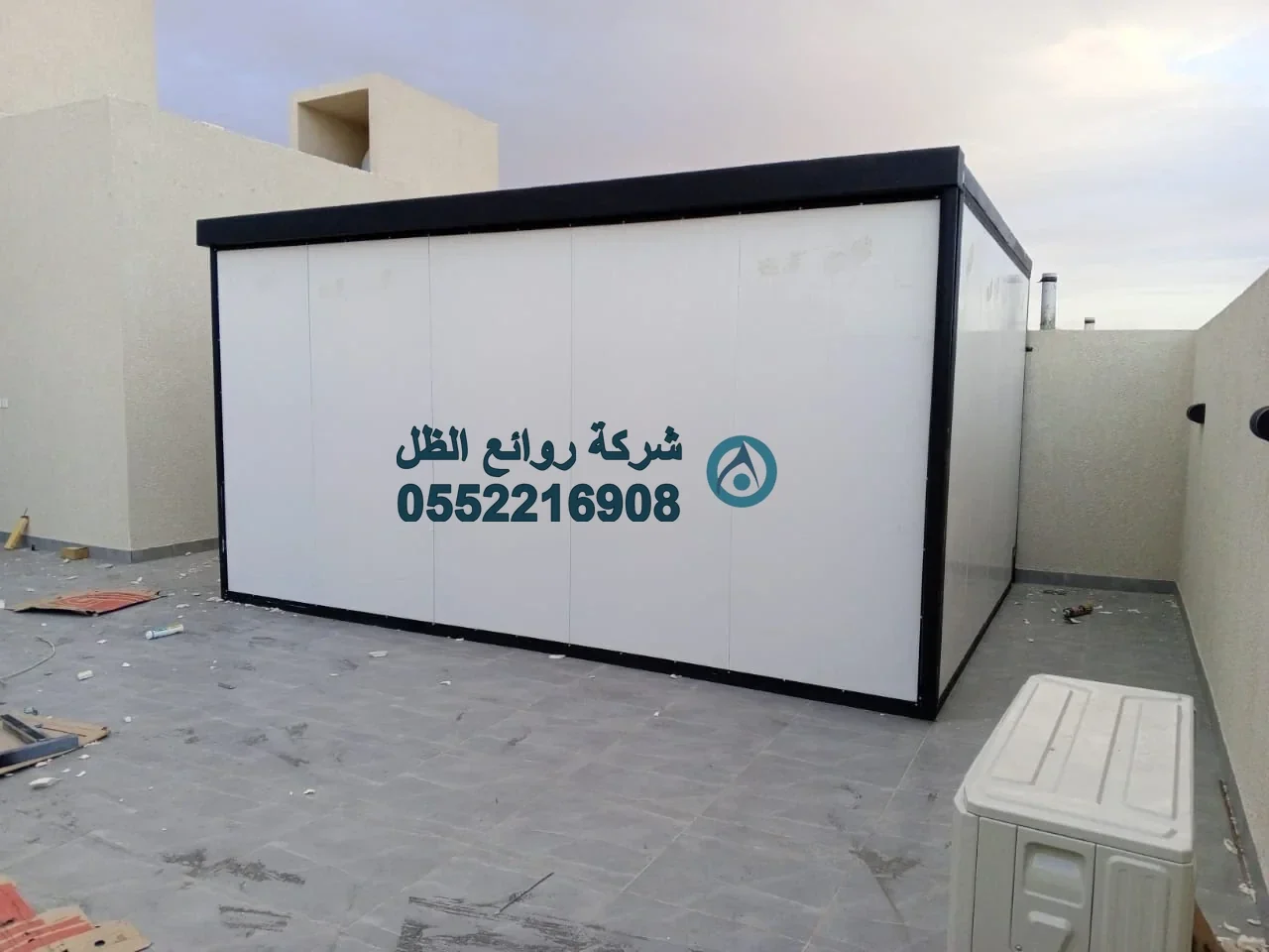 غرف جاهزة للسطح الرياض - غرف للسطح ساندوتش بانل