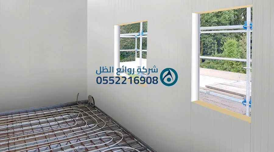 أسقف ساندوتش بانل للمباني التجارية من روائع الظل